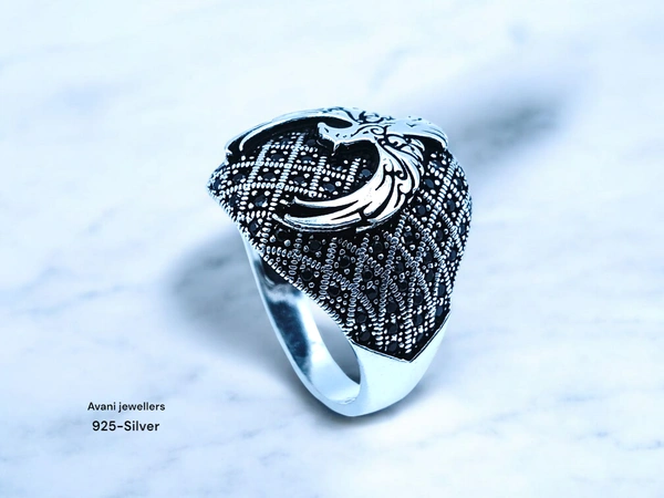 Avani Jewellers Silver Gents Fancy Rings - 8.6, 23