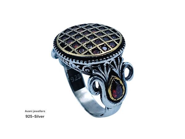 Avani Jewellers Silver Gents Fancy Rings - 13.92, 27