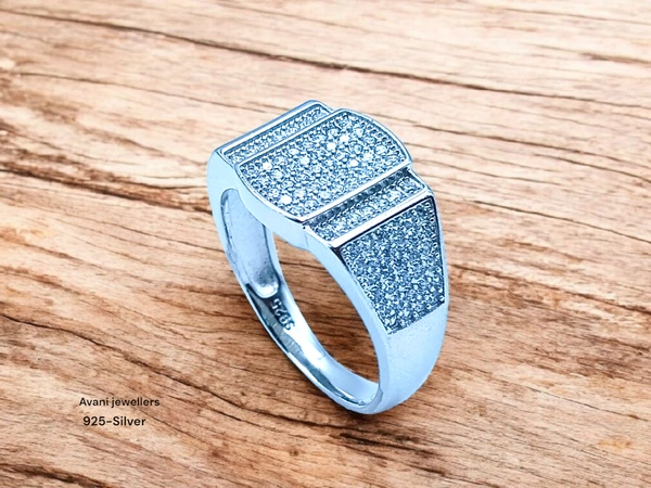 Avani Jewellers Silver Gents Fancy Rings - 6.44, 26