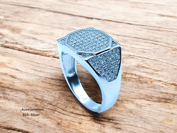 Avani Jewellers Silver Gents Fancy Rings - 6.53, 27
