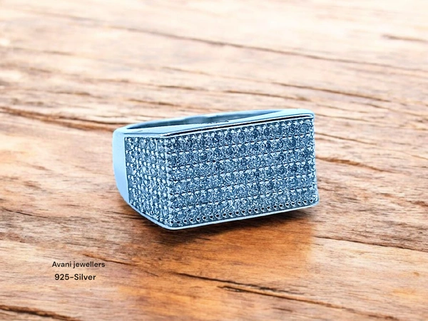 Avani Jewellers Silver Gents Fancy Rings - 6.15, 16