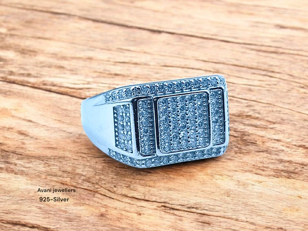 Avani Jewellers Silver Gents Fancy Rings - 7, 22