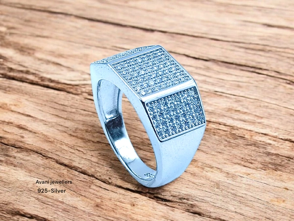 Avani Jewellers Silver Gents Fancy Rings - 6.82, 21