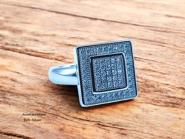 Avani Jewellers Silver Gents Fancy Rings - 5.33, 17