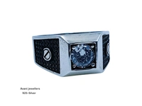 Avani Jewellers Silver Gents Fancy Rings - 8.78, 29