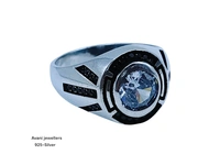 Avani Jewellers Silver Gents Fancy Rings - 7.72, 25