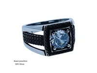 Avani Jewellers Silver Gents Fancy Rings - 8.69, 22