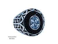Avani Jewellers Silver Gents Fancy Rings - 7.97, 24