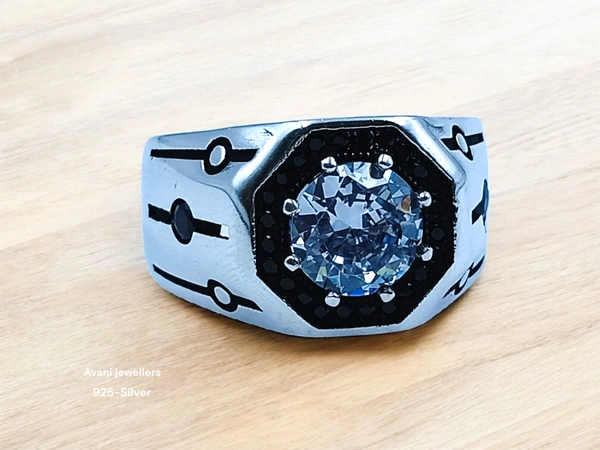 Avani Jewellers Silver Gents Fancy Rings - 7.24, 19