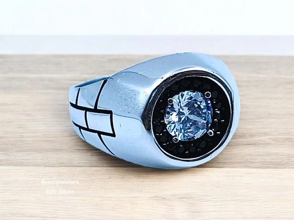 Avani Jewellers Silver Gents Fancy Rings - 8.34, 26