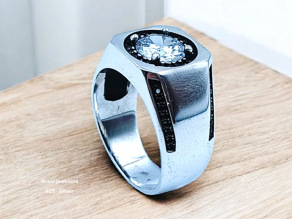 Avani Jewellers Silver Gents Fancy Rings - 9.31, 26