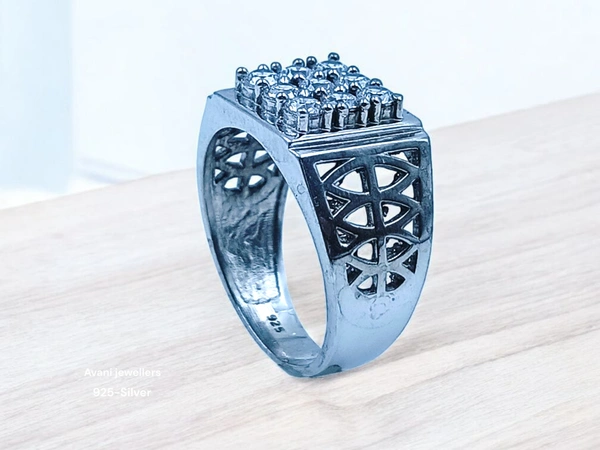 Avani Jewellers Silver Gents Fancy Rings - 5.79, 18
