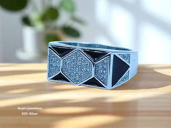 Avani Jewellers Silver Gents Fancy Rings - 7.41, 23