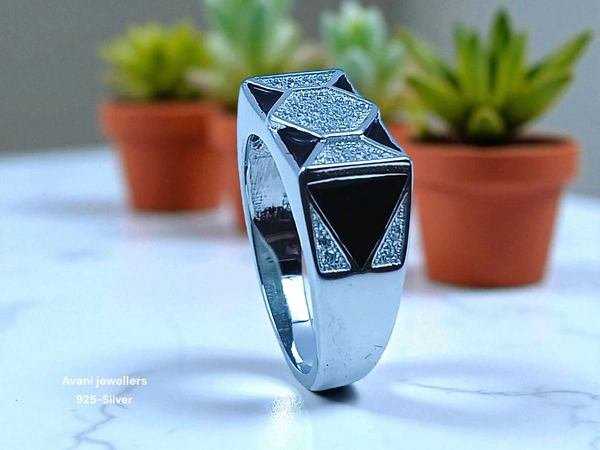 Avani Jewellers Silver Gents Fancy Rings - 7.41, 23