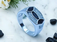 Avani Jewellers Silver Gents Fancy Rings - 6.22, 18