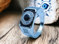 Avani Jewellers Silver Gents Fancy Rings - 7.3, 22