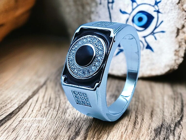 Avani Jewellers Silver Gents Fancy Rings - 7.3, 22