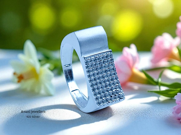 Avani Jewellers Silver Gents Fancy Rings - 5.14, 23