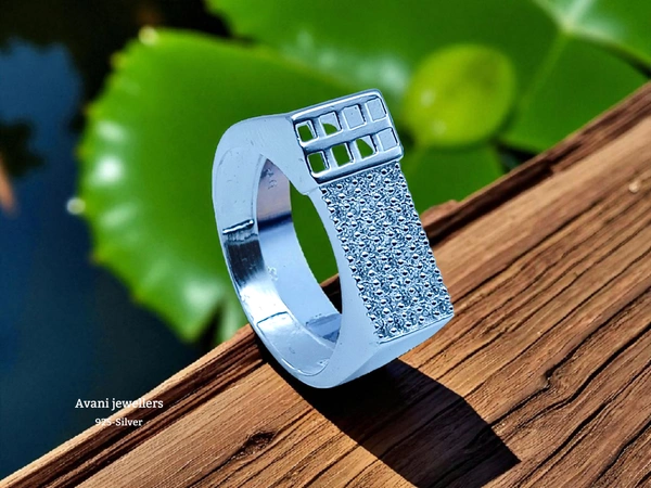 Avani Jewellers Silver Gents Fancy Rings - 4.03, 22