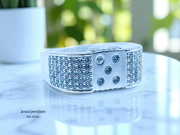 Avani Jewellers Silver Gents Fancy Rings - 5.28, 25