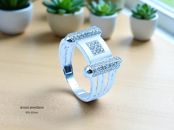 Avani Jewellers Silver Gents Fancy Rings - 4.04, 22