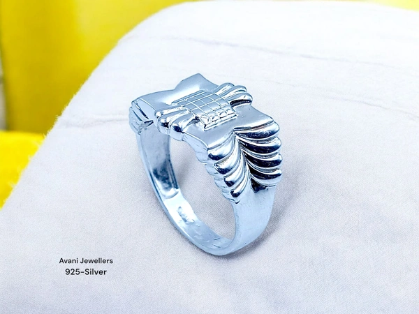 Avani Jewellers Silver Gents Plain Ring - 5.01, 25