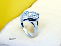 Avani Jewellers Silver Gents Plain Ring - 1.65, 17