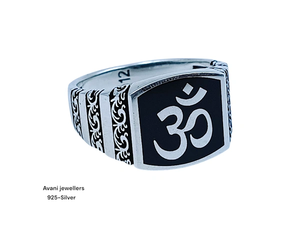 Avani Jewellers Silver Gents Plain Ring - 8.27, 29