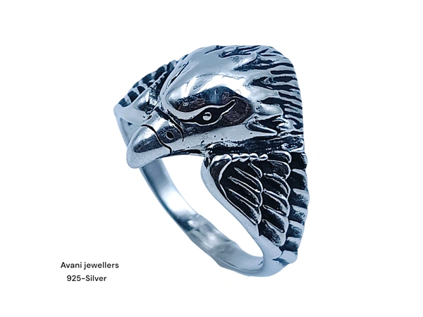 Avani Jewellers Silver Gents Plain Ring - 8.32, 25