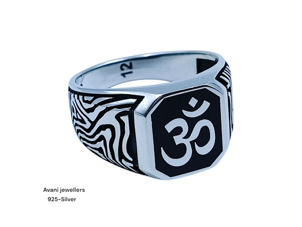 Avani Jewellers Silver Gents Plain Ring - 8.96, 28