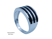 Avani Jewellers Silver Gents Plain Ring - 6.4, 21