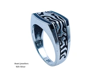 Avani Jewellers Silver Gents Plain Ring - 12, 30