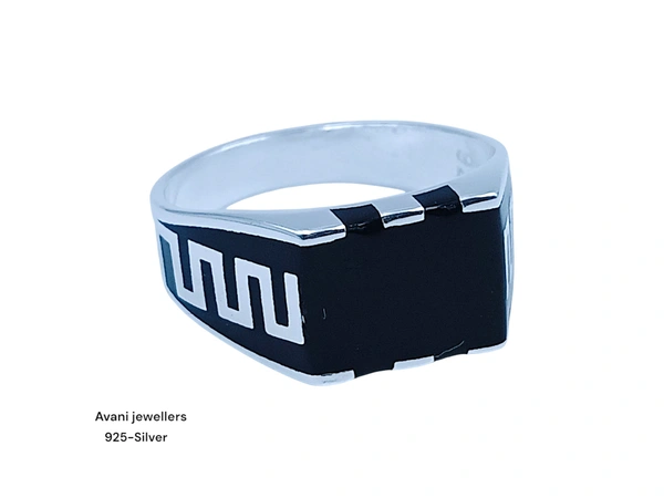 Avani Jewellers Silver Gents Plain Ring - 5.76, 27