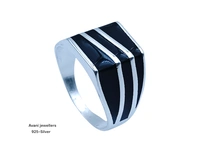 Avani Jewellers Silver Gents Plain Ring - 5.99, 26