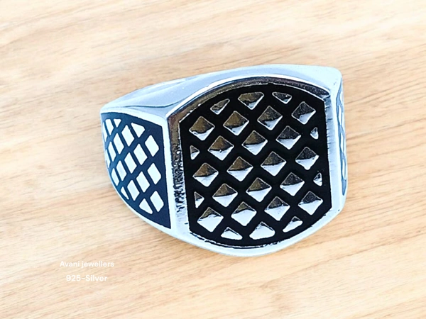 Avani Jewellers Silver Gents Plain Ring - 5.49, 21