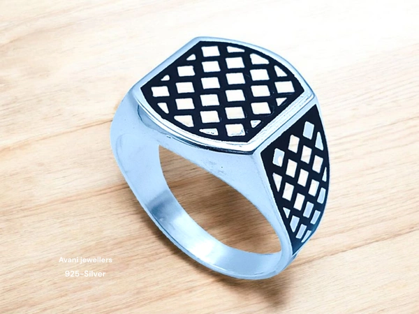 Avani Jewellers Silver Gents Plain Ring - 5.49, 21
