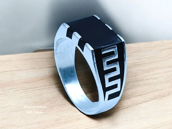 Avani Jewellers Silver Gents Plain Ring - 5.76, 25
