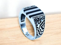 Avani Jewellers Silver Gents Plain Ring - 8.52, 26