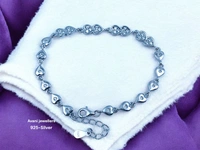 Avani Jewellers Silver Ladies Fancy Bracelet - 7.71, 8 INCH