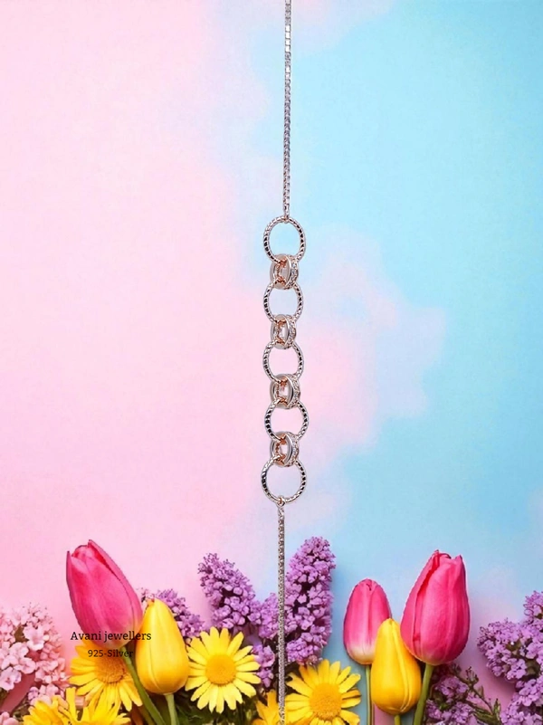 Avani Jewellers Silver Ladies Fancy Bracelet - 3.96