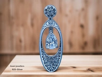 Avani Jewellers Silver Italian Fancy Pendant Set - 3.55