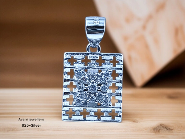 Avani Jewellers Silver Italian Fancy Pendant Set - 3.49