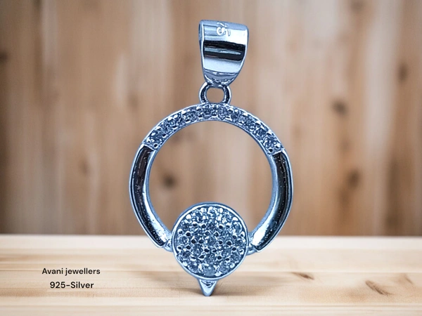 Avani Jewellers Silver Italian Fancy Pendant Set - 2.89