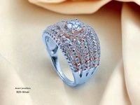 Avani Jewellers Silver Ladies Cocktail Ring - 5.16, 12