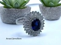 Avani Jewellers Silver Ladies Cocktail Ring - 6.55, 13