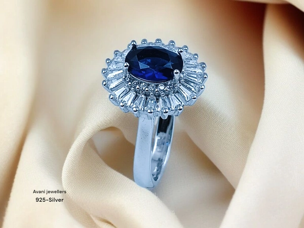 Avani Jewellers Silver Ladies Cocktail Ring - 6.55, 13