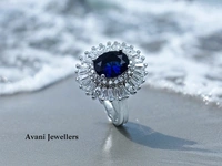 Avani Jewellers Silver Ladies Cocktail Ring - 5.24, 14