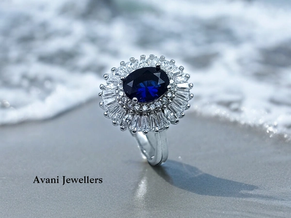 Avani Jewellers Silver Ladies Cocktail Ring - 6.55, 13