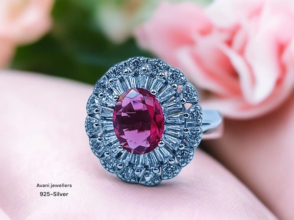 Avani Jewellers Silver Ladies Cocktail Ring - 4.12, 12