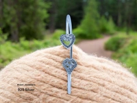 Avani Jewellers Silver Ladies Fancy Kade - 4, Adjustable